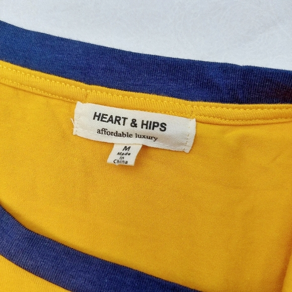 COPY - Yellow 'heart and hips' t shirt dress - Picture 3 of 3